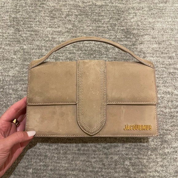 Jacquemus Bags Jacquemus Taupe Nubuck Le Bambino Bag Poshmark